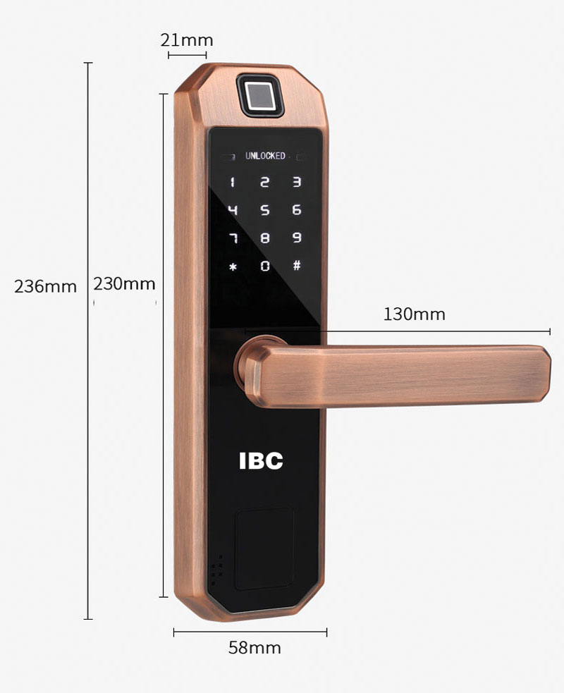 Dòng khóa IBC A2 chuyên dụng cho cửa gỗ nhỏ