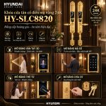 Bộ 2 Khóa Đại Sảnh Hyundai HY-SLC8820 GOLD