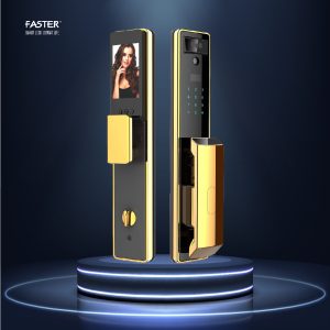 FS029 24K – Khóa Cửa Thông Minh Mạ Vàng Cao Cấp, Sang Trọng Chuẩn Biệt Thự