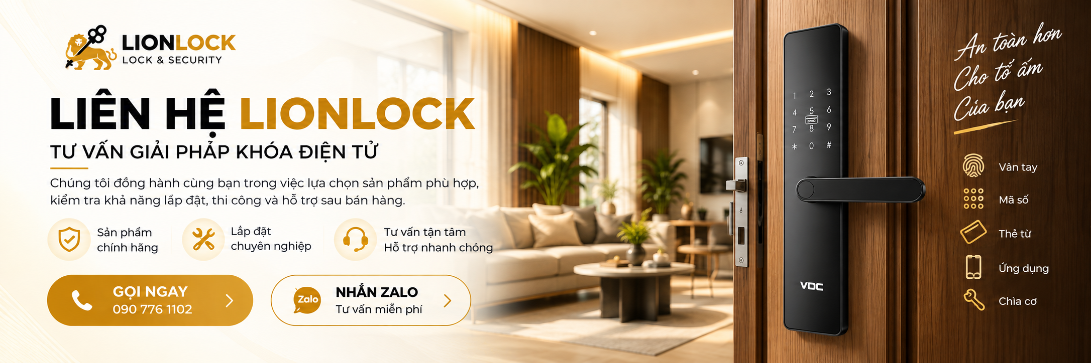 LIÊN HỆ LIONLOCK – TƯ VẤN GIẢI PHÁP KHÓA ĐIỆN TỬ